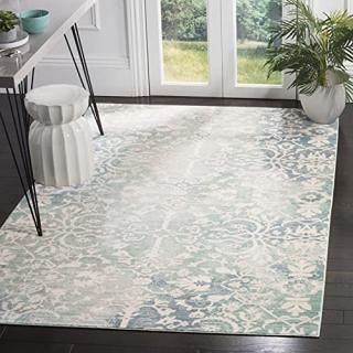 Safavieh Mystique Collection MYS927F Area Rug 6' x 9' Blue / Ivory