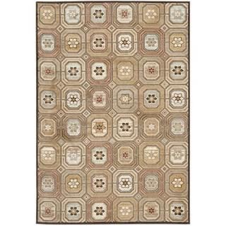 Safavieh Paradise Collection PAR158 Floral Viscose Area Rug 8' x 11'2 Dark Brown