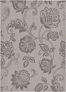 Unique Loom Botanical Collection Floral Casual Transitional Indoor and Outdoor F