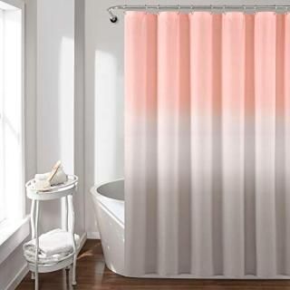 Umbre Fiesta Shower Curtain Blush/Gray Single 72X72