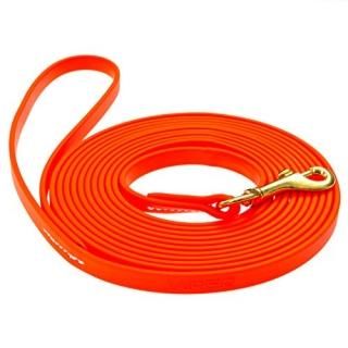Dogline-Viper V36330-4 Viper Biothane Working Lead Orange - 0.5 W in. x 33 L ft.