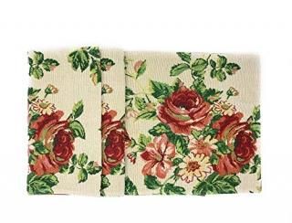 Tache Sweet Roses Spring Summer Flower Traditional French Country Vintage White 