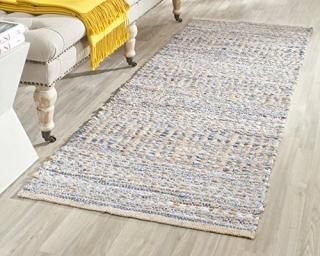Safavieh Cape Cod Collection CAP353A Handmade Flatweave Coastal Braided Jute Run