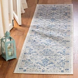 Safavieh Brentwood Collection BNT870G Oriental Damask Trellis Non-Shedding Stain