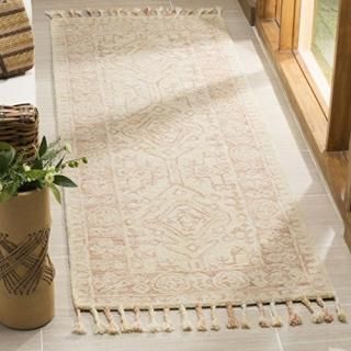 Safavieh Aspen Collection APN225A Handmade Boho Braided Tassel Wool Runner 2'3 x