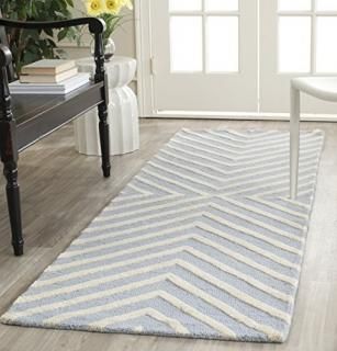 Safavieh Cambridge Collection CAM129A Handmade Moroccan Premium Wool Runner 2'6 