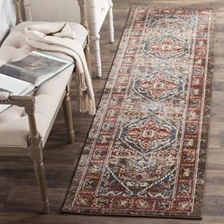Safavieh Bijar Collection BIJ621C Traditional Oriental Distressed Non-Shedding S