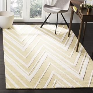 Safavieh Cambridge Collection CAM711L Handmade Chevron Premium Wool Area Rug 5' 
