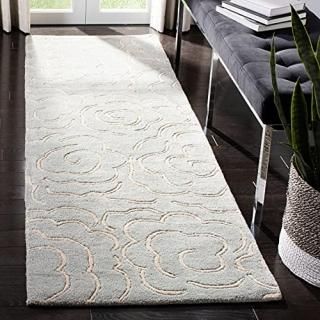 Safavieh Soho Collection SOH812B Handmade Premium Wool & Viscose Runner 2'6 x 8'