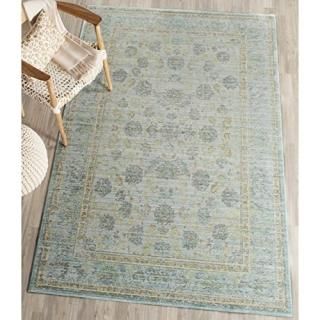 Safavieh Valencia Collection VAL113G Boho Chic Distressed Area Rug 8' x 10' Ligh