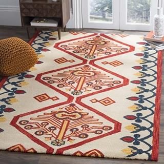 Safavieh Aspen Collection APN703A Handmade Moroccan Boho Tribal Wool Area Rug 4'