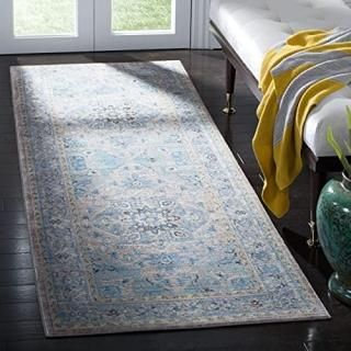 Safavieh Claremont Collection CLR664B Oriental Medallion Distressed Area Rug 2'6