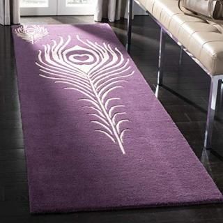 Safavieh Soho Collection SOH704A Handmade Premium Wool & Viscose Runner 2'6 x 10