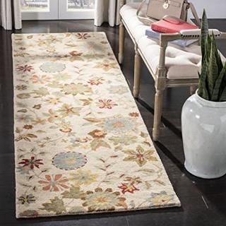Safavieh Soho Collection SOH702A Handmade Premium Wool & Viscose Runner 2'6 x 8'