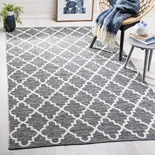 Safavieh Montauk Collection MTK611J Handmade Trellis Cotton Area Rug 3' x 5' Cha