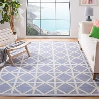 Safavieh Dhurries Collection DHU558B Handmade Flatweave Premium Wool Area Rug 4'
