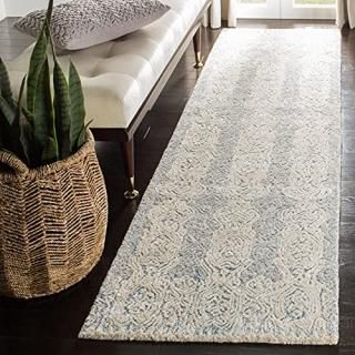 Safavieh Glamour Collection GLM536M Handmade Premium Wool & Viscose Runner 2'3 x