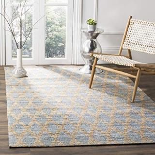 Safavieh Cape Cod Collection CAP413A Handmade Flatweave Trellis Jute Area Rug 6'