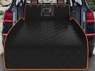 iBuddy SUV Cargo Liner for Dogs Waterproof Pet Cargo Cover with Mesh Window Non 