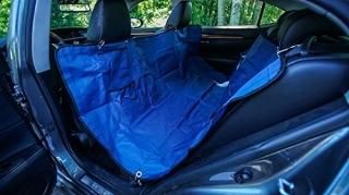 Dog Car Seat Cover for Backseat - Heavy Duty and Waterproof - Hammock Covertible