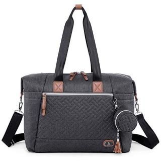 Diaper Bag Tote with Pacifier Case and Changing Pad Dikaslon Large Travel Diaper