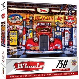 MasterPieces Puzzle Company Wheels At Your Service Puzzle 750 Piece Multicoloure