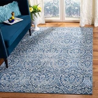 Safavieh Brentwood Collection BNT860M Floral Damask Ogee Trellis Non-Shedding St