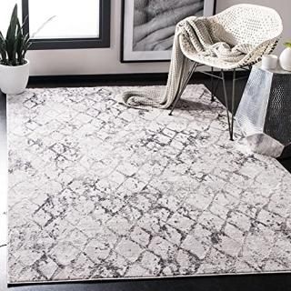 Safavieh Amelia Collection ALA783F Modern Trellis Distressed Non-Shedding Stain 