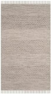 Safavieh Montauk Collection MTK330M Handmade Tassel Cotton Area Rug 3' x 5' Ivor