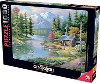 Anatolian Puzzle - Resting Canoe 1500 Piece Jigsaw Puzzle Code 4554 Multicolor