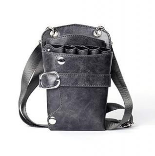 Scissors Pouch PU Leather Salon Barber Hairdressing Scissors Holster Hair Stylis