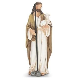 10cm Good Shepherd Jesus Figurine