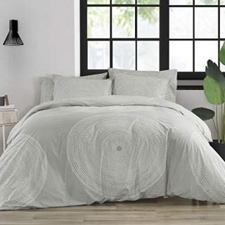 Marimekko Fokus Comforter Set Queen Grey