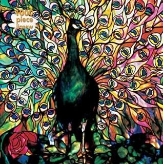 Adult Jigsaw Puzzle Louis Comfort Tiffany Displaying Peacock 1000-piece Jigsaw P