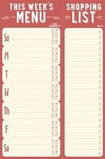 This Week's Menu Note Pad 60 Sheets