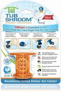 TubShroom. The Revolutionary Tub Drain Protector Hair Catcher/Strainer/Snare Ora