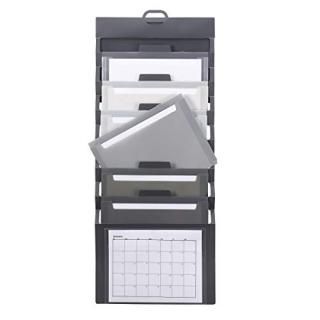 Smead Cascading Wall Organizer Gray