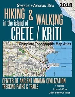 Hiking & Walking in the Island of Crete/Kriti Complete Topographic Map Atlas 1 9