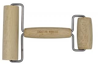 Creative HobbiesäĎ Hardwood Pony Roller Dual Roller Tool for Ceramic and Potter