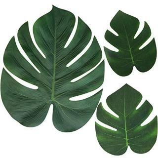 Tropical Palm Leaves Plant Imitation Leaf-Hawaiian/ Luau/Jungle Party Table Deco