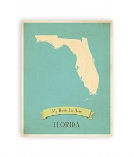 My RootsեPersonalizedɥޥåסKid 's FloridaޥåɥȡҶΥեơ֥ޥåסFLɥȰ