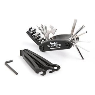 WOTOW 16 in 1 Multi-Function Bike Bicycle Cycling Mechanic Repair Tool Kit With 