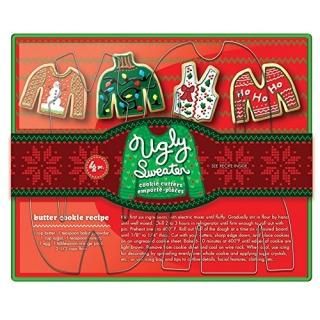 Fox Run Brands Ugly Sweater Cookie Cutter Set Metallic by Fox Run