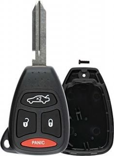 KeylessOption Just the Case Keyless Entry Remote Control Car Key Fob Shell Repla