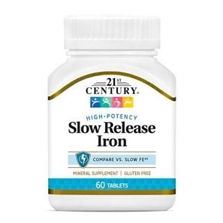 21st Century Health Care Slow Release Iron 60 Tablets