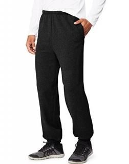 Hanes Men's Ultimate Cotton Fleece PantBlackLarge