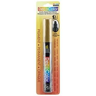 Uchida 315-C-GLD Marvy Deco Color Chisel Tip Acrylic Paint Marker Gold by UCHIDA