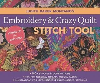 Judith Baker Montano's Embroidery & Crazy Quilt Stitch Tool 180+ Stitches & Comb