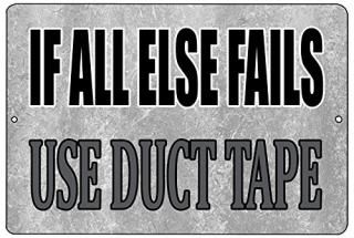 Rogue River Tactical Funny Sarcastic᥿Tin SignMan CaveСAll Else Failsѥ