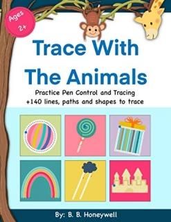 Trace with the Animals Pen Control Line Tracing and Fine Motor Skills Activities